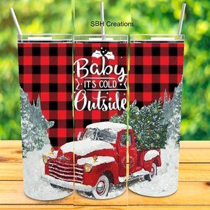 Baby its cold outside tumbler